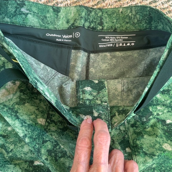 Outdoor Voices Rectrek Green Smoke Marble Skirt - Picture 8 of 8